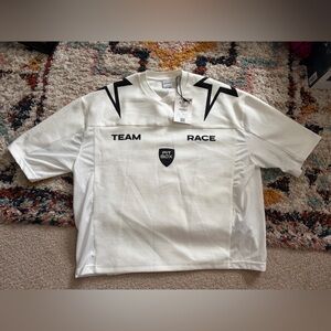 Bershka White Team Race Jersey